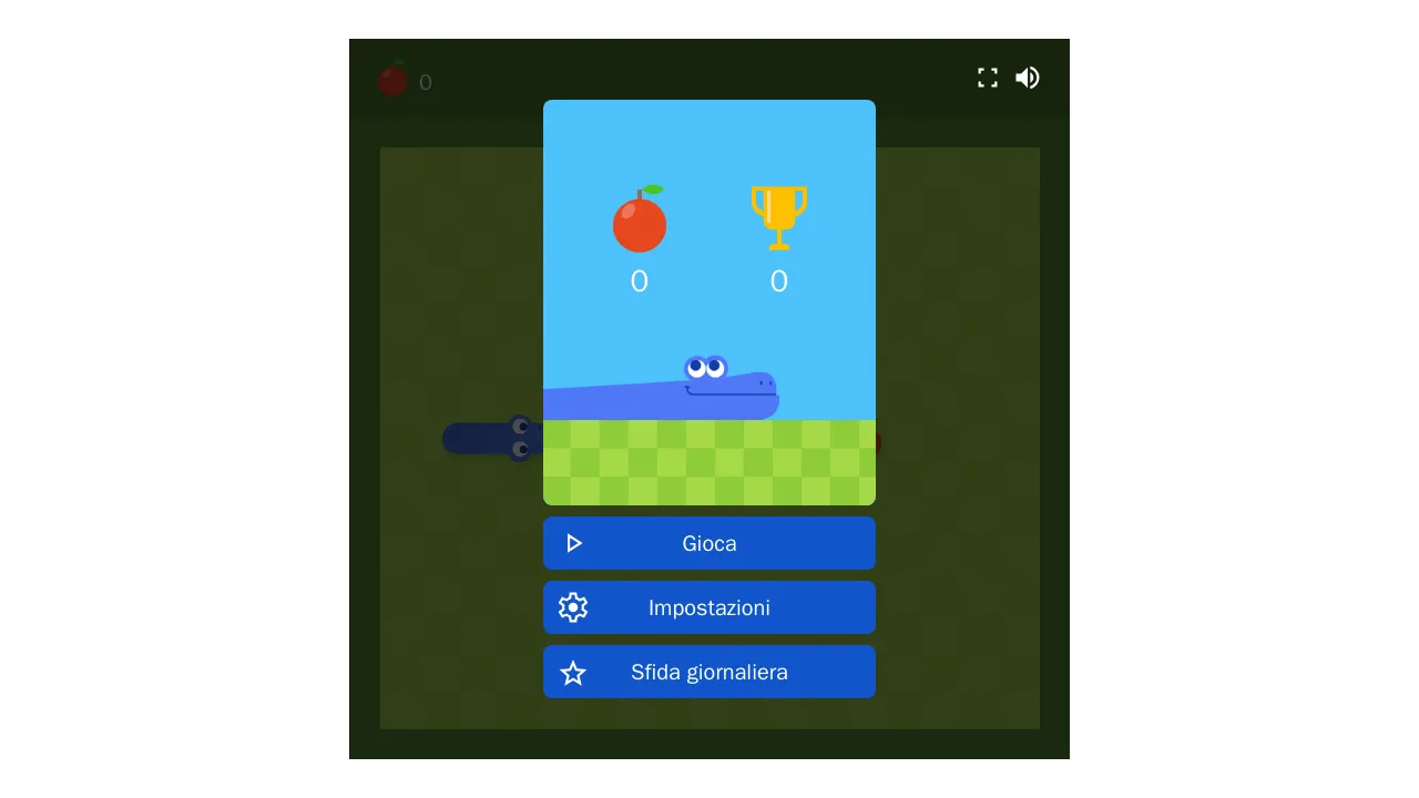 Google Snake screenshot